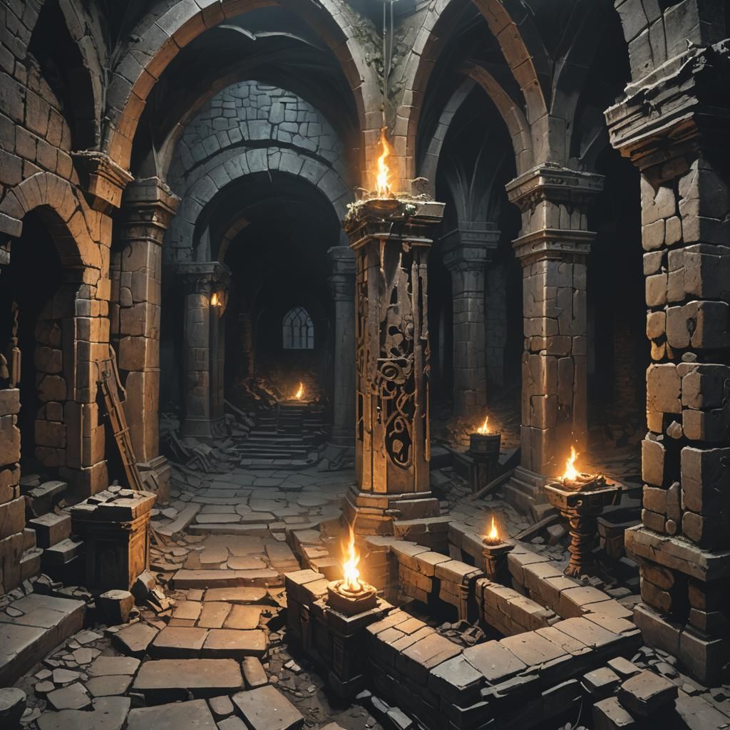 Dungeons and Dragons: Dark Catacomb Atrium