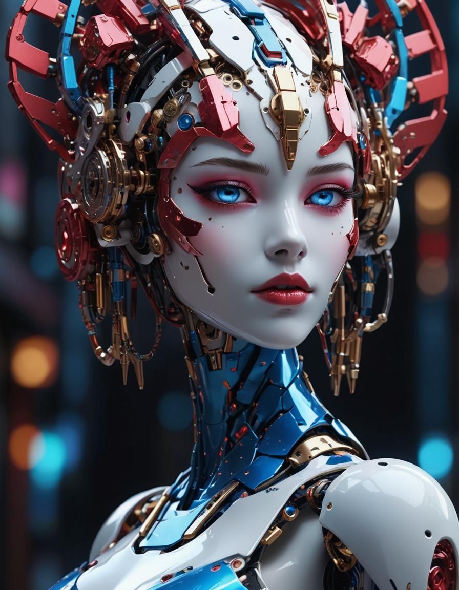 Breathtaking 3D Anime Robot