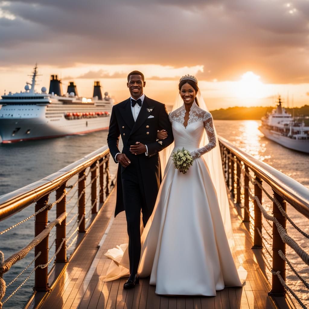 Royal Wedding at Sunset: Professional Photography