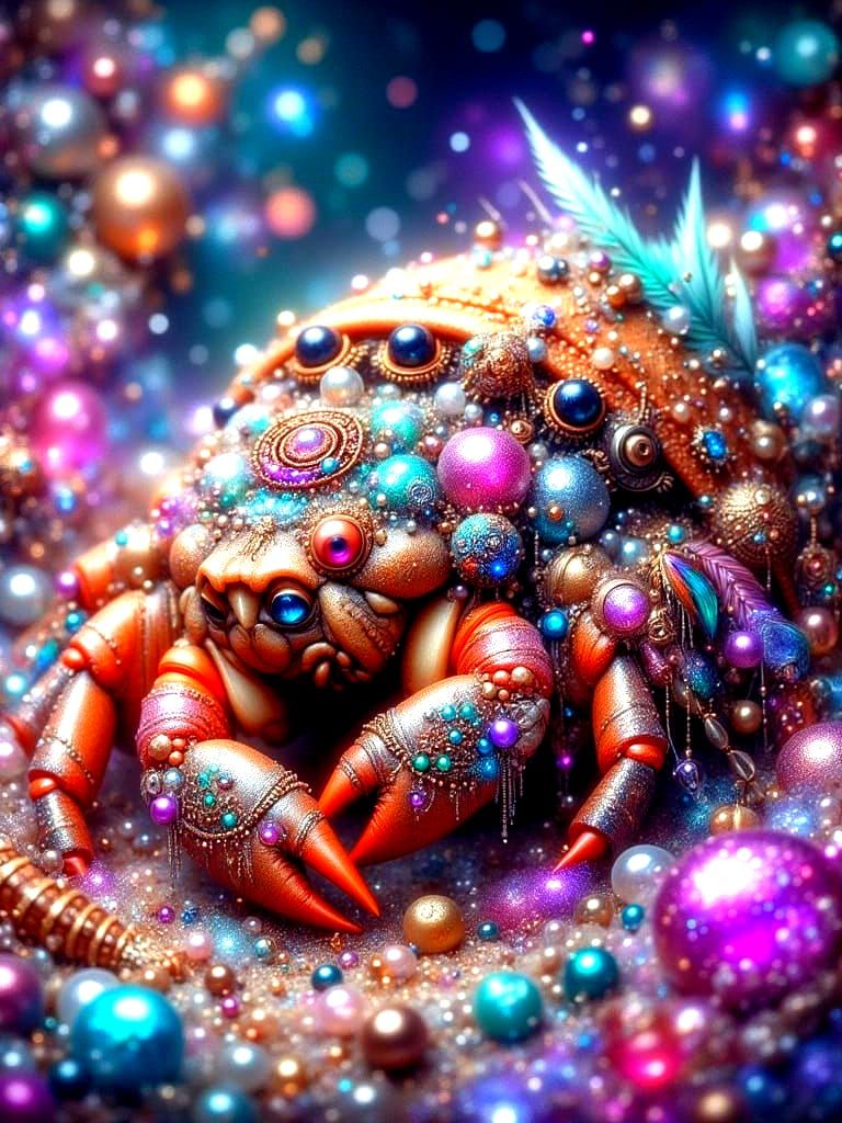 Hermit Hermes, the Sparkling Hermit Crab