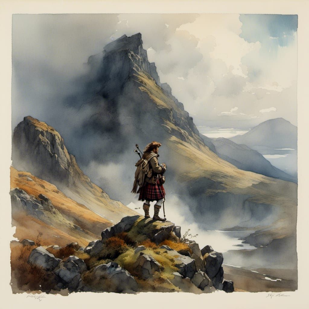 18th Century Scotsman on Isle of Skye