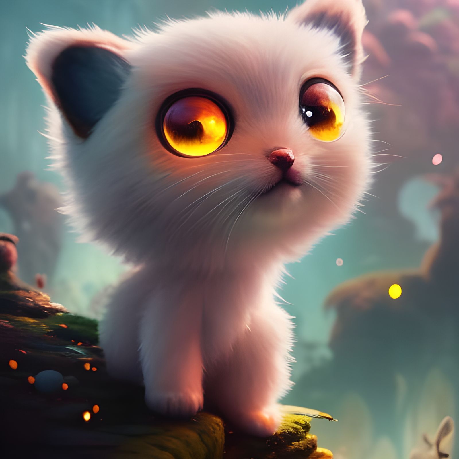 Little cute pyromaniac kitten #itwasnotme