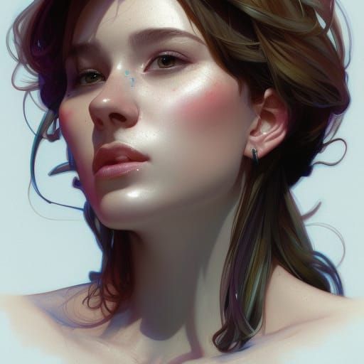 Detailed Portrait with Dynamic Lighting in Artgerm Style