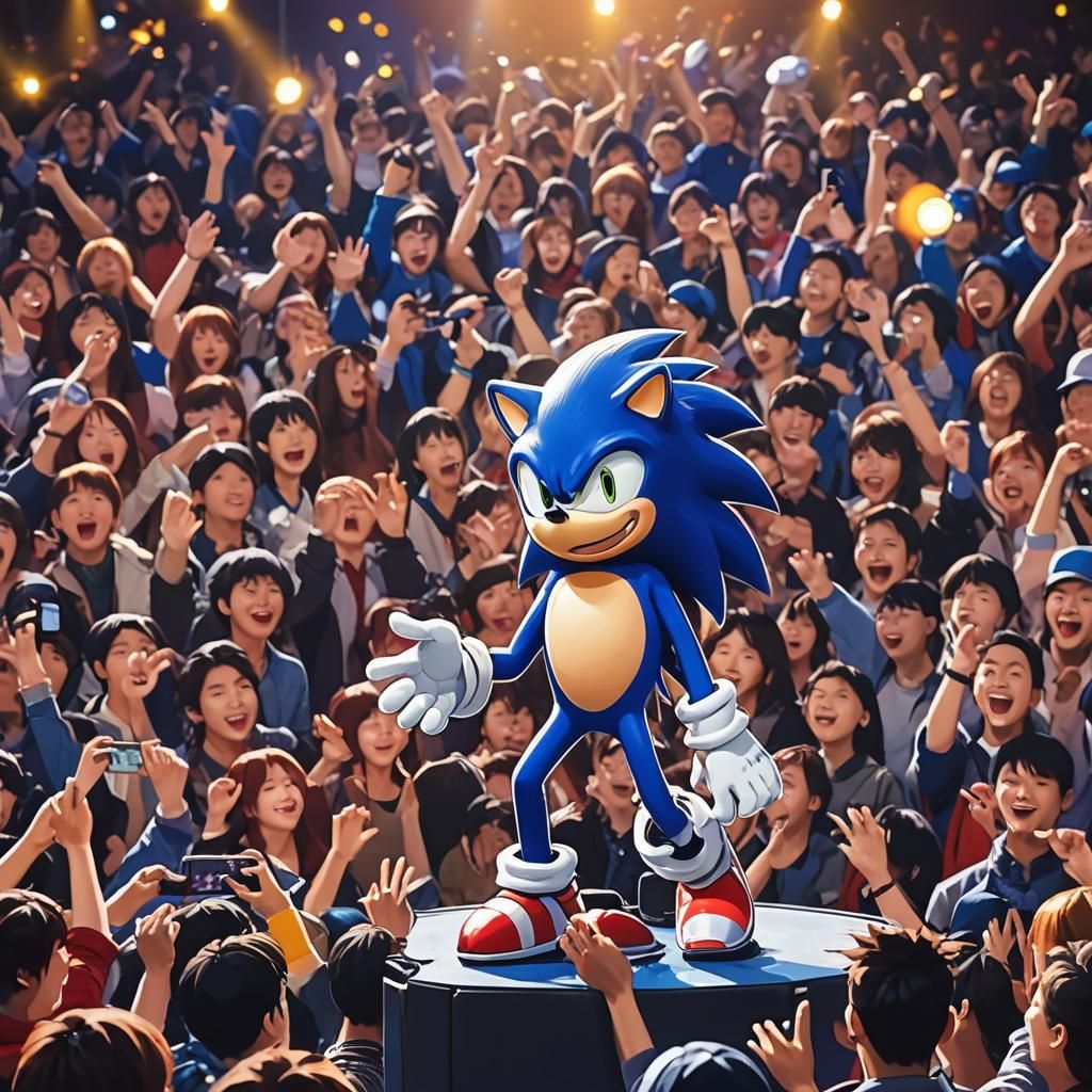 Sonic the Hedgehog Anime Concert Scene