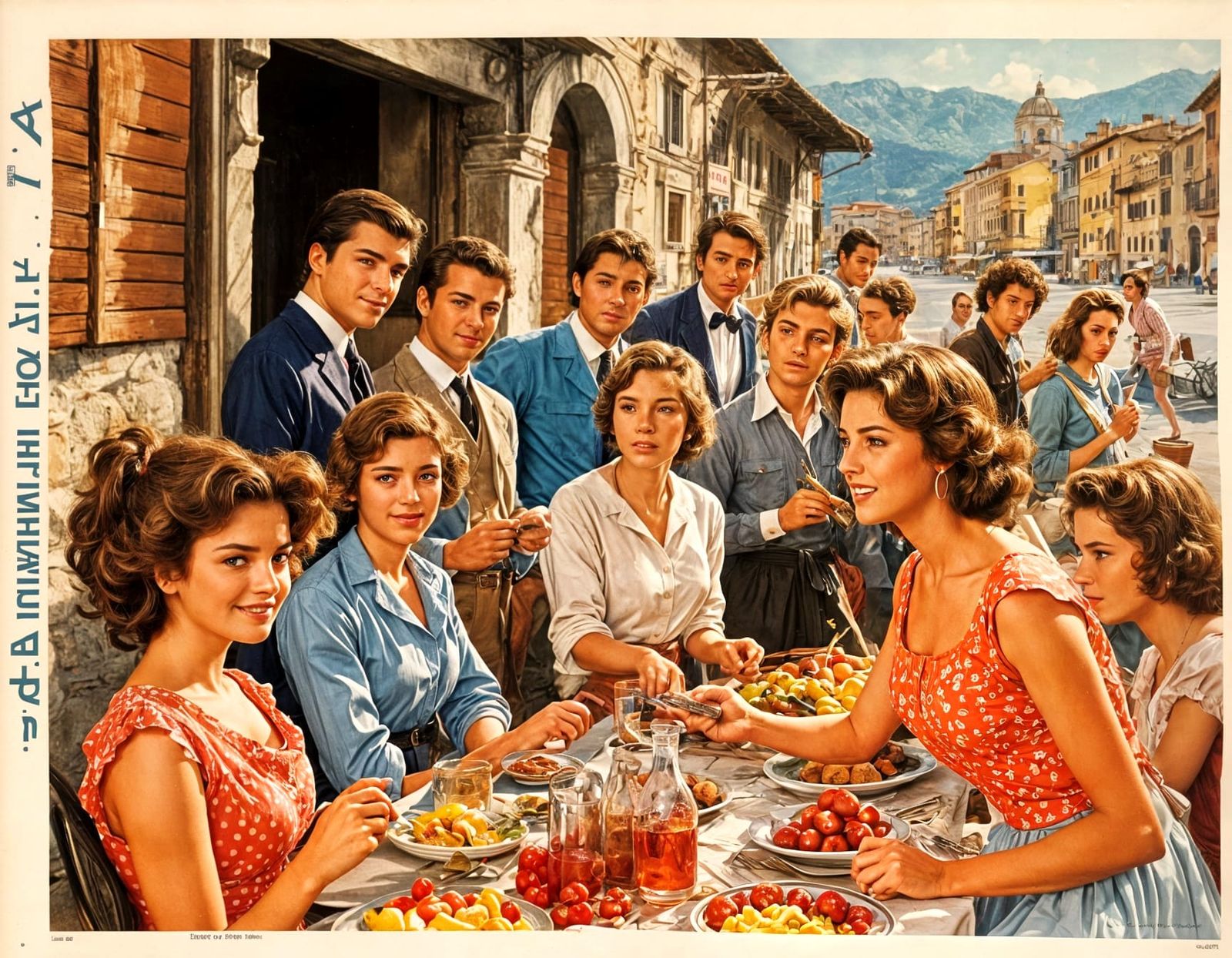 Italian Nostalgia: A Vintage Impression