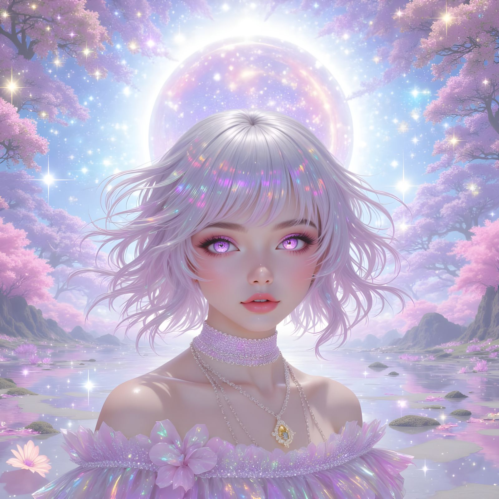 Abstract Digital Art with Vibrant Hues