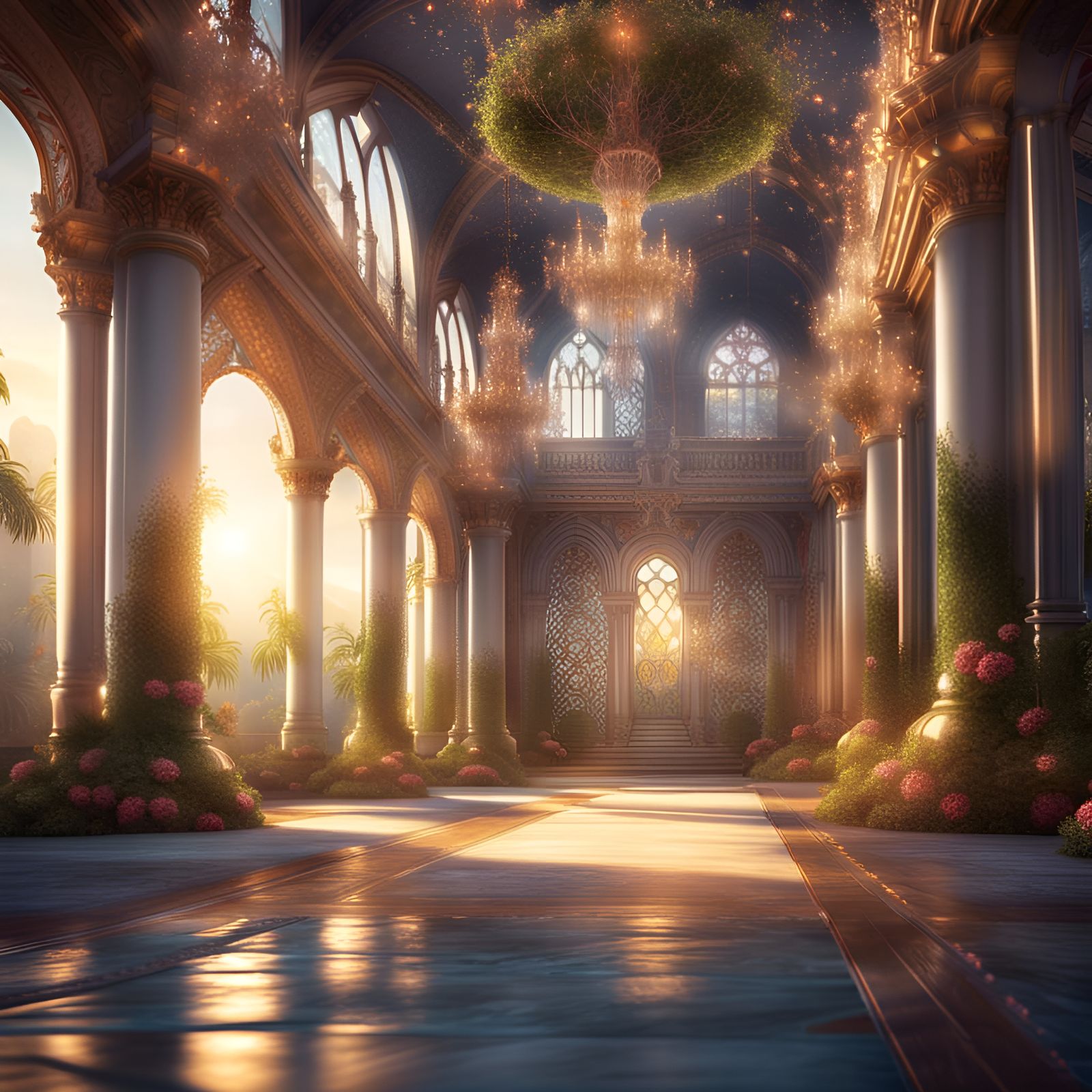 Queen Mab's Royal Palace: A 3D Digital Art Fairy Tale