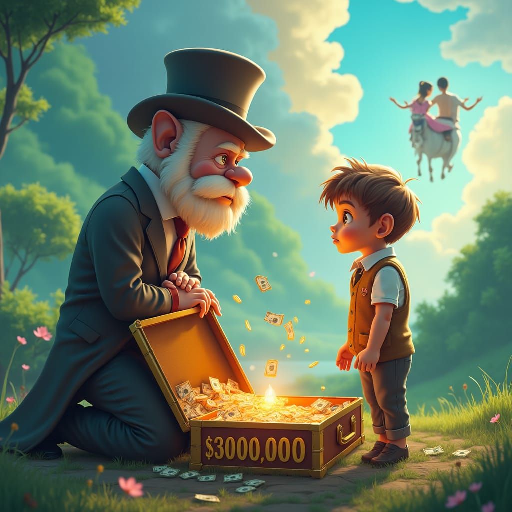 Mister Beast's Dilemma: A Child's Choice in Dreamscape