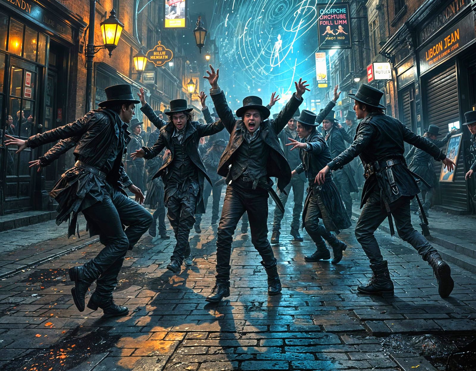 Victorian Urchins Dancing to Billie Jean in Future Slum