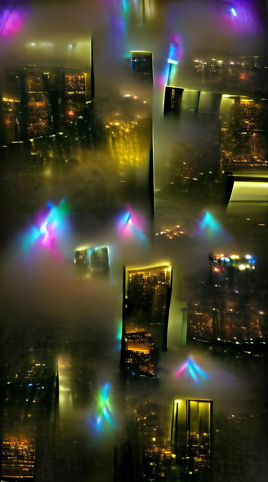 Fog and Light Outside the 69th Floor