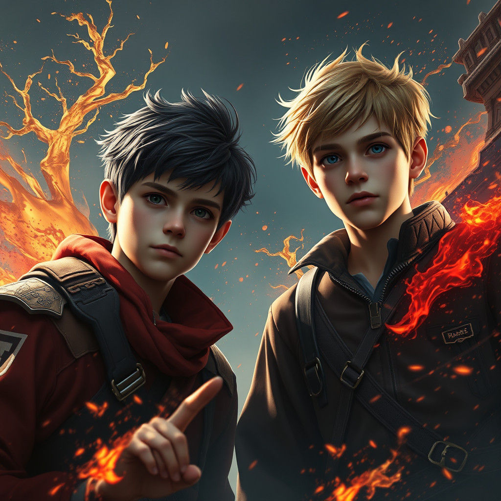 Hardy Boys Fantasy Concept Art in 8K