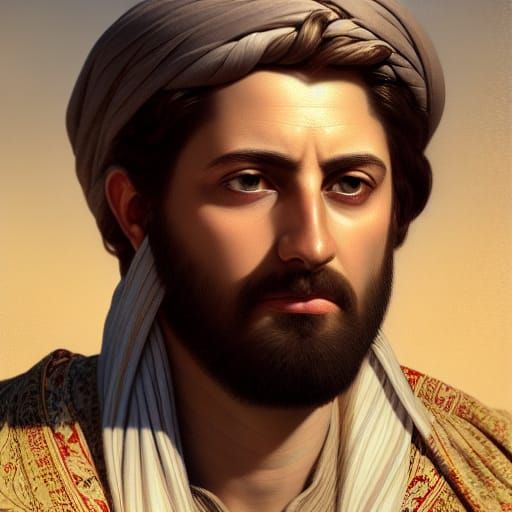 Cyrus the Great: Hyperdetailed Portrait in Artstation Style