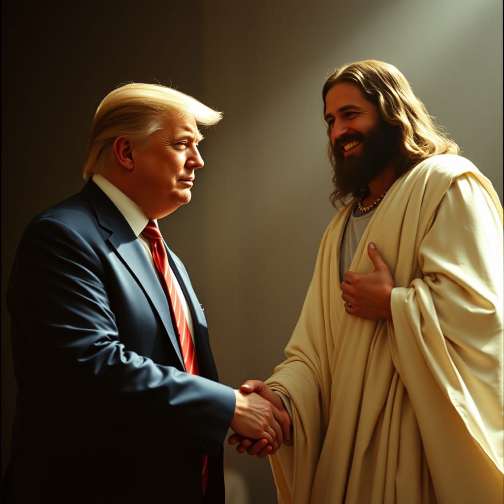 Trump Meets Jesus in a Timeless Biblical Epic