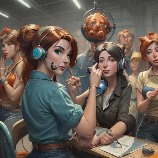 Call Center Agents Channel Rosie the Riveter