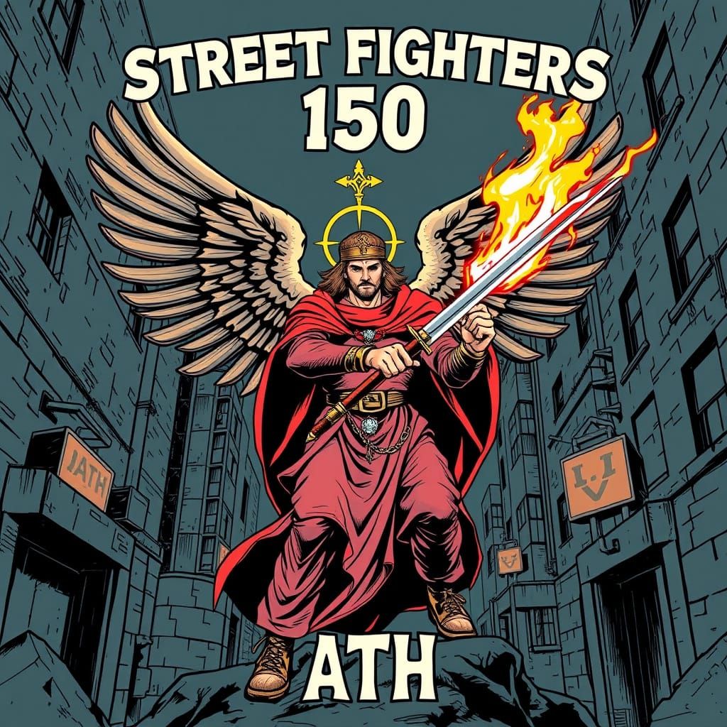 St Michael in Urban Orthodox Icon Style