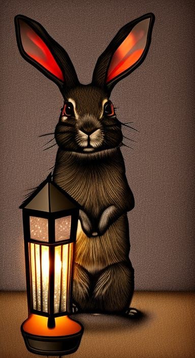 Rabbit and Lantern