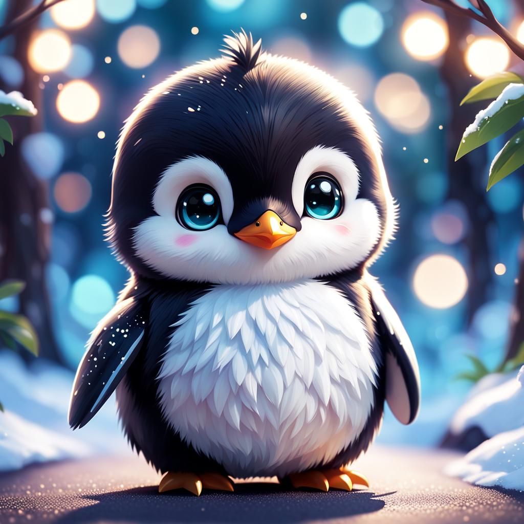 Cute Chibi Penguin
