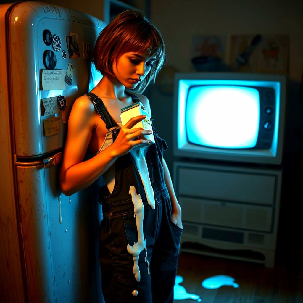 Midnight Craving in a Darkened Apartment