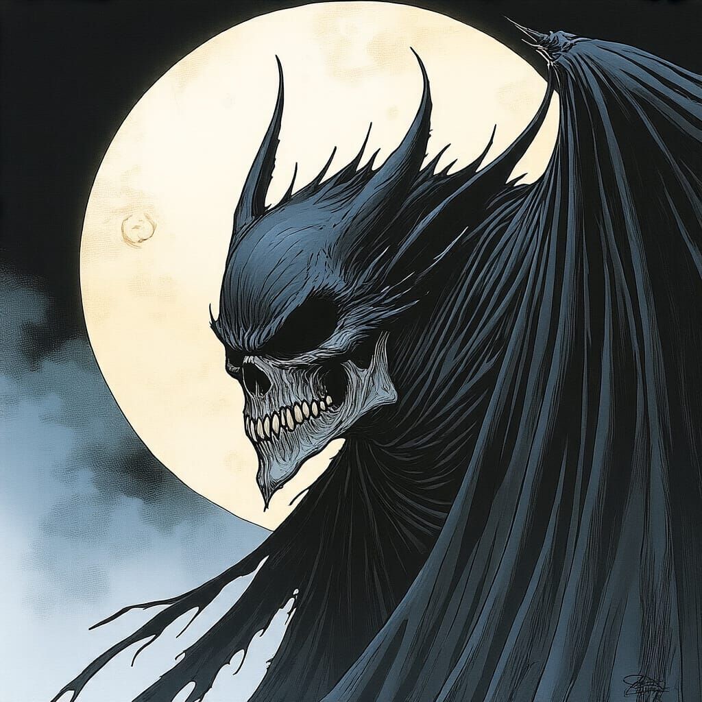 Grimdark Comic Book Art in Modern Style