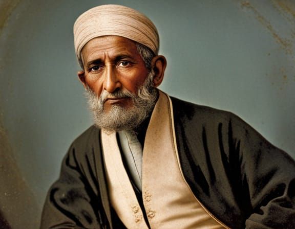 Sanin Eskurzly Imam: A Color Photo from 1838