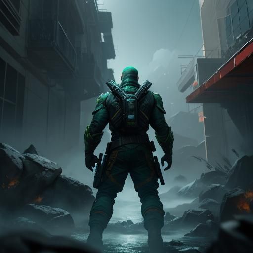 Dynamic Action Movie Poster in 8K Resolution