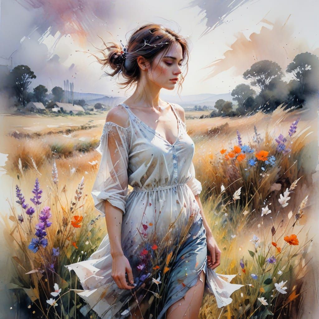 Do you suppose she's a wildflower?