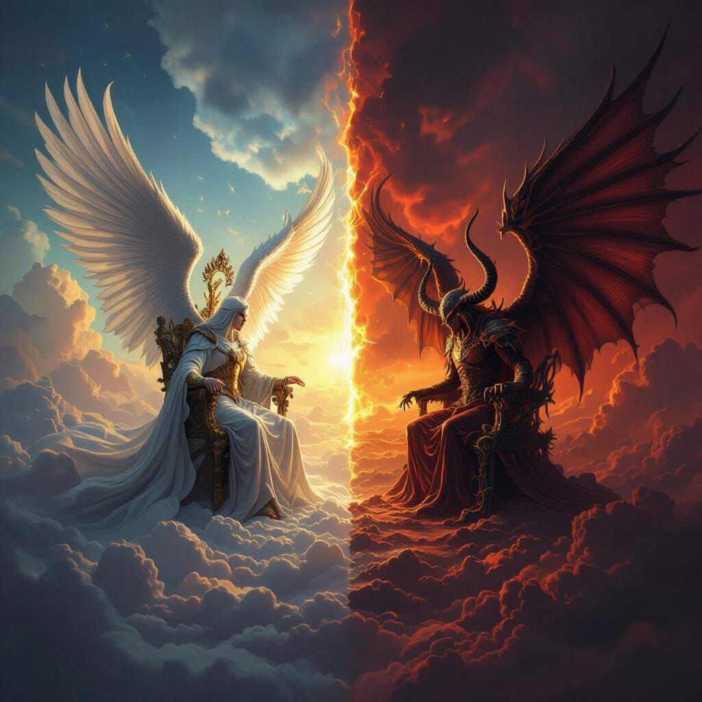 Heavenly and Infernal Thrones