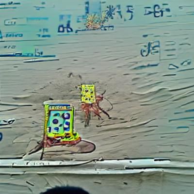 Spongebob Squarepants Cartoon Rendering