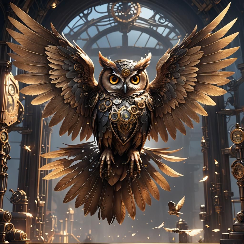 Steampunk Owl.