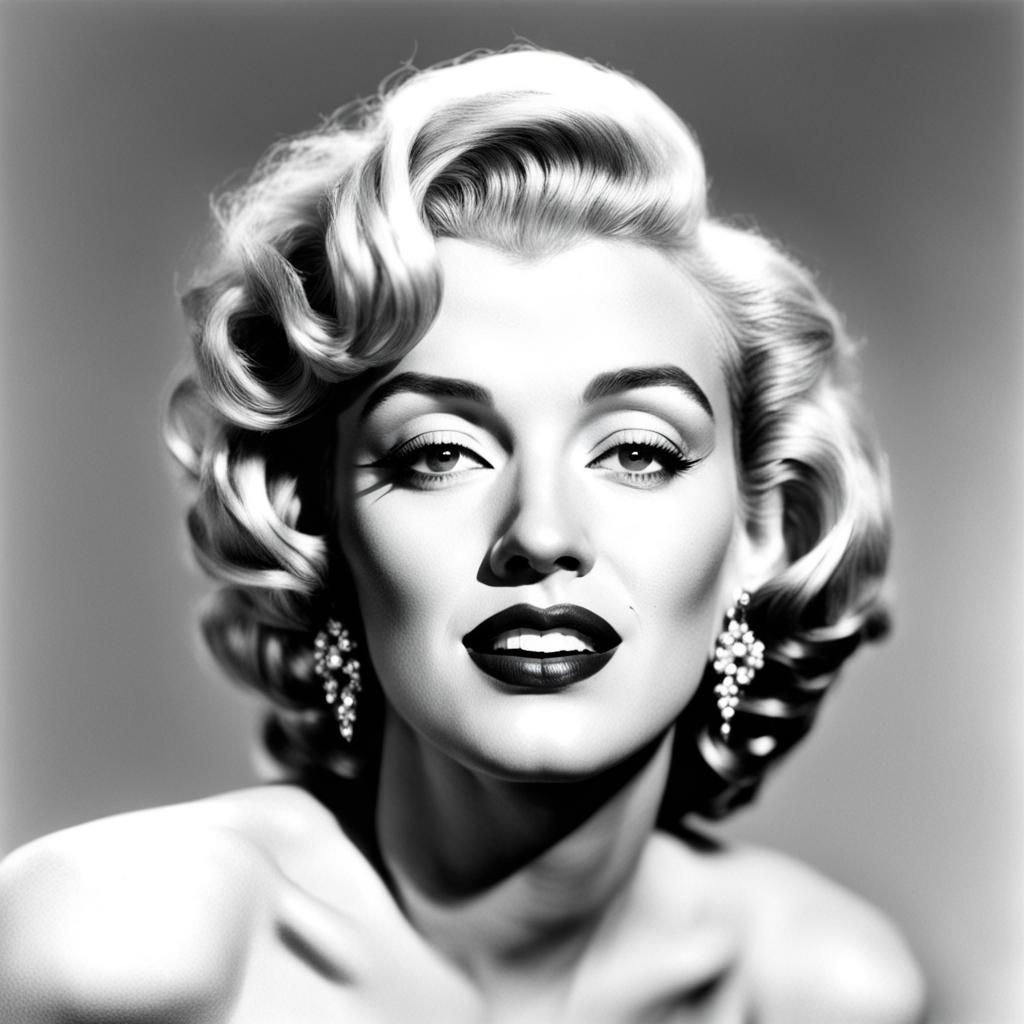 Iconic Marilyn Monroe Portrait