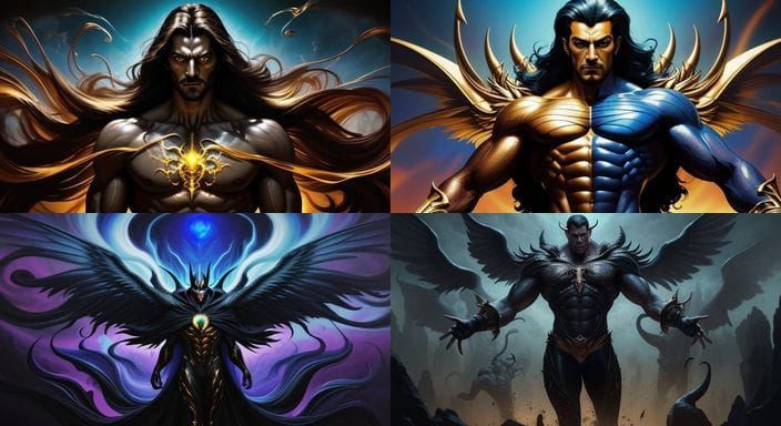 Gay Superhero Battles Demons in Surreal Art Style