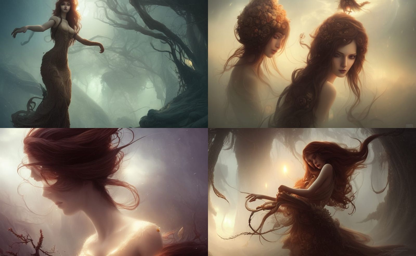 Greek Goddess in Detailed Fantasy Art