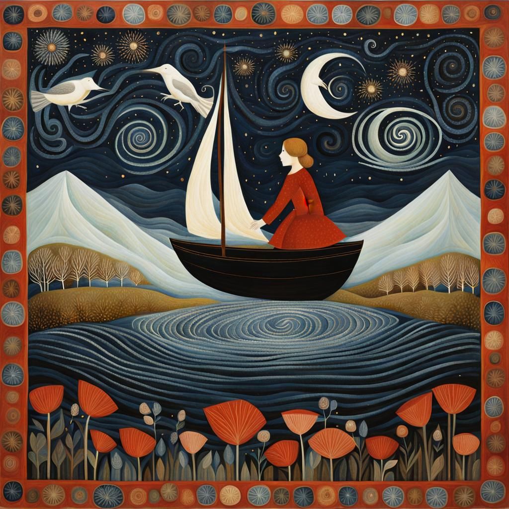 Abstract Infinite Consciousness Dreamscape