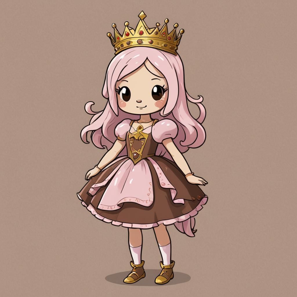 Adventure Time Princess Chococream AI Rendering