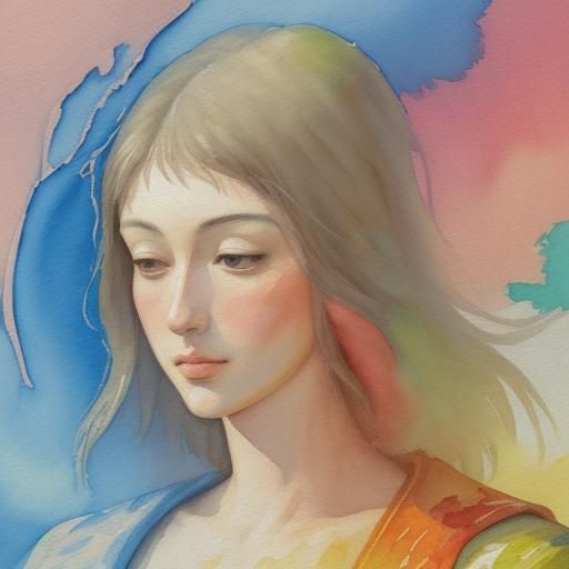 Inner Peace: Gouache and Watercolor Impressionist Masterpiec...