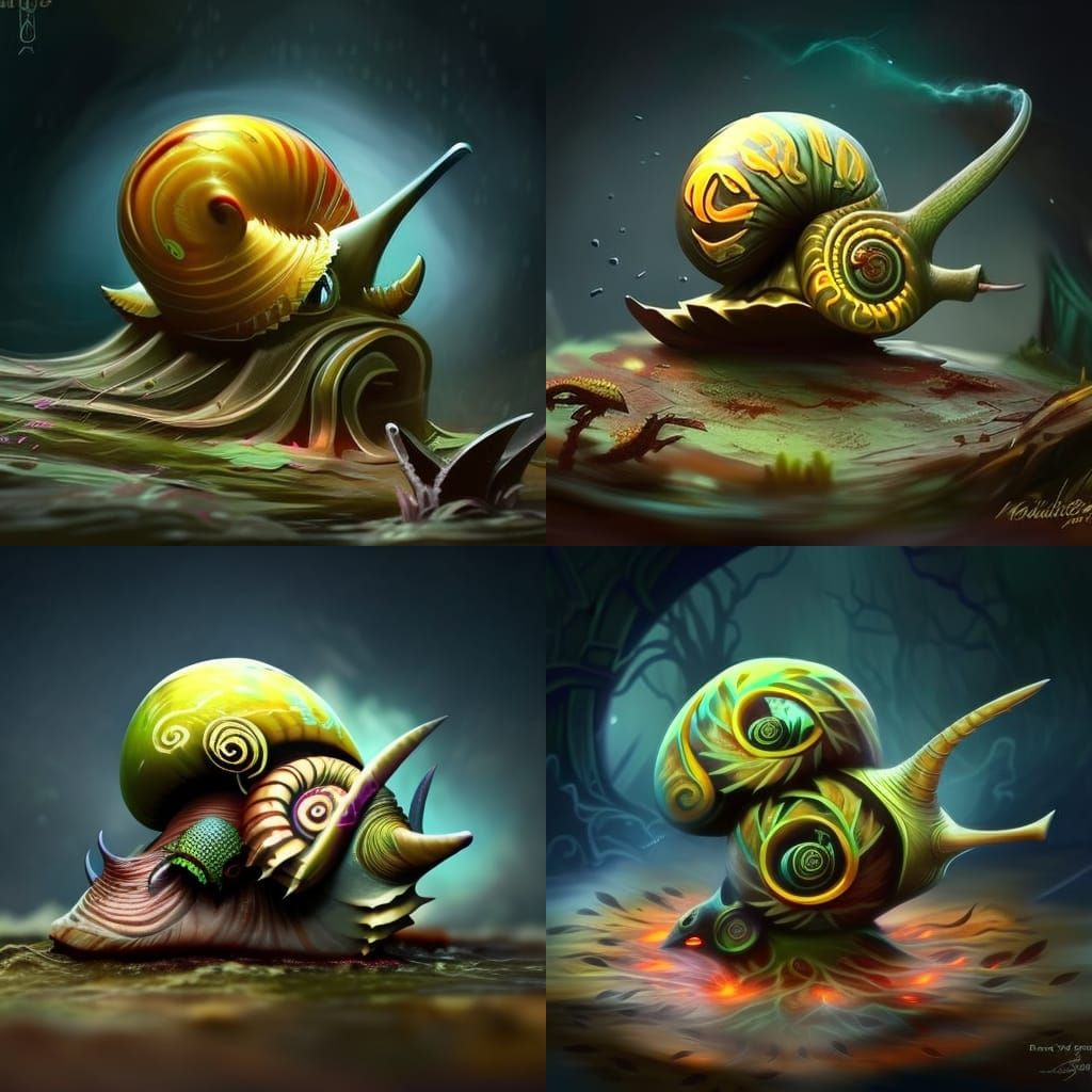 Toxic snail species from the planet Vort'Deloure