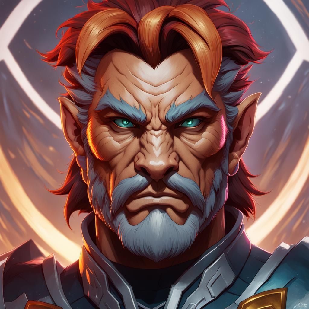 Tygra Thundercats as Commander Riker Portrait