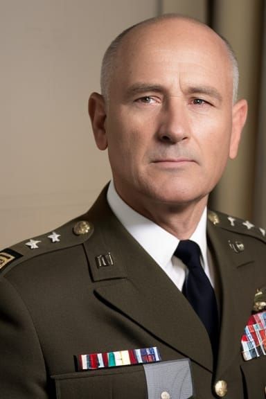 Photorealistic Portrait of a Five-Star General