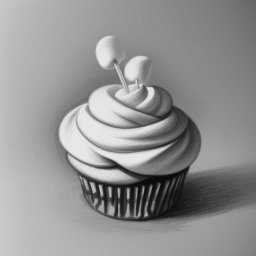 A bloody marshmallow cupcake