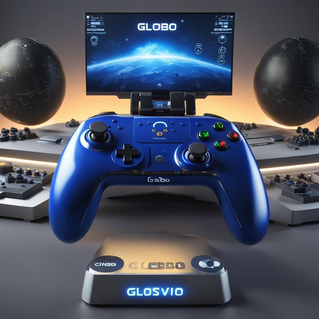 Globo Visio Game Controller in 3D Render