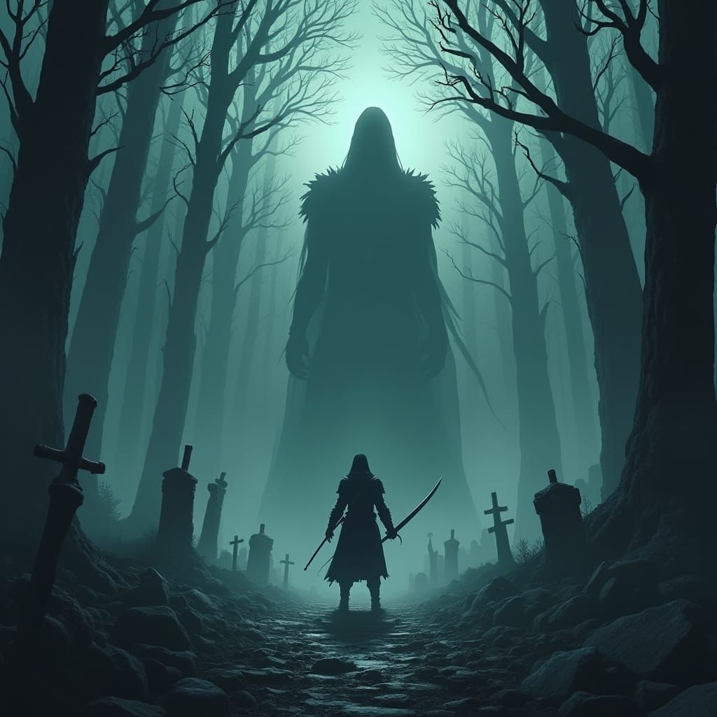 Dark Action-Adventure Animation in Haunted Forests