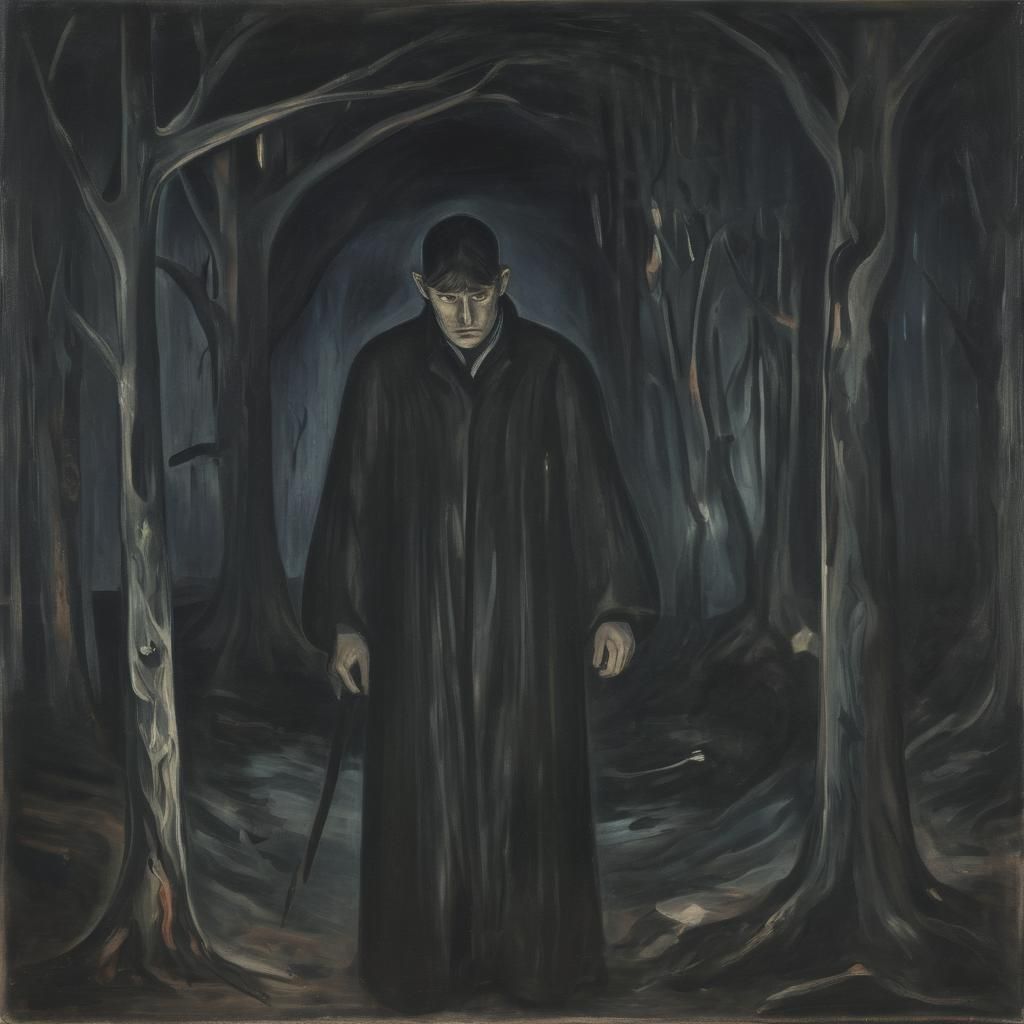 Grimdark Image in Style of Symbolism