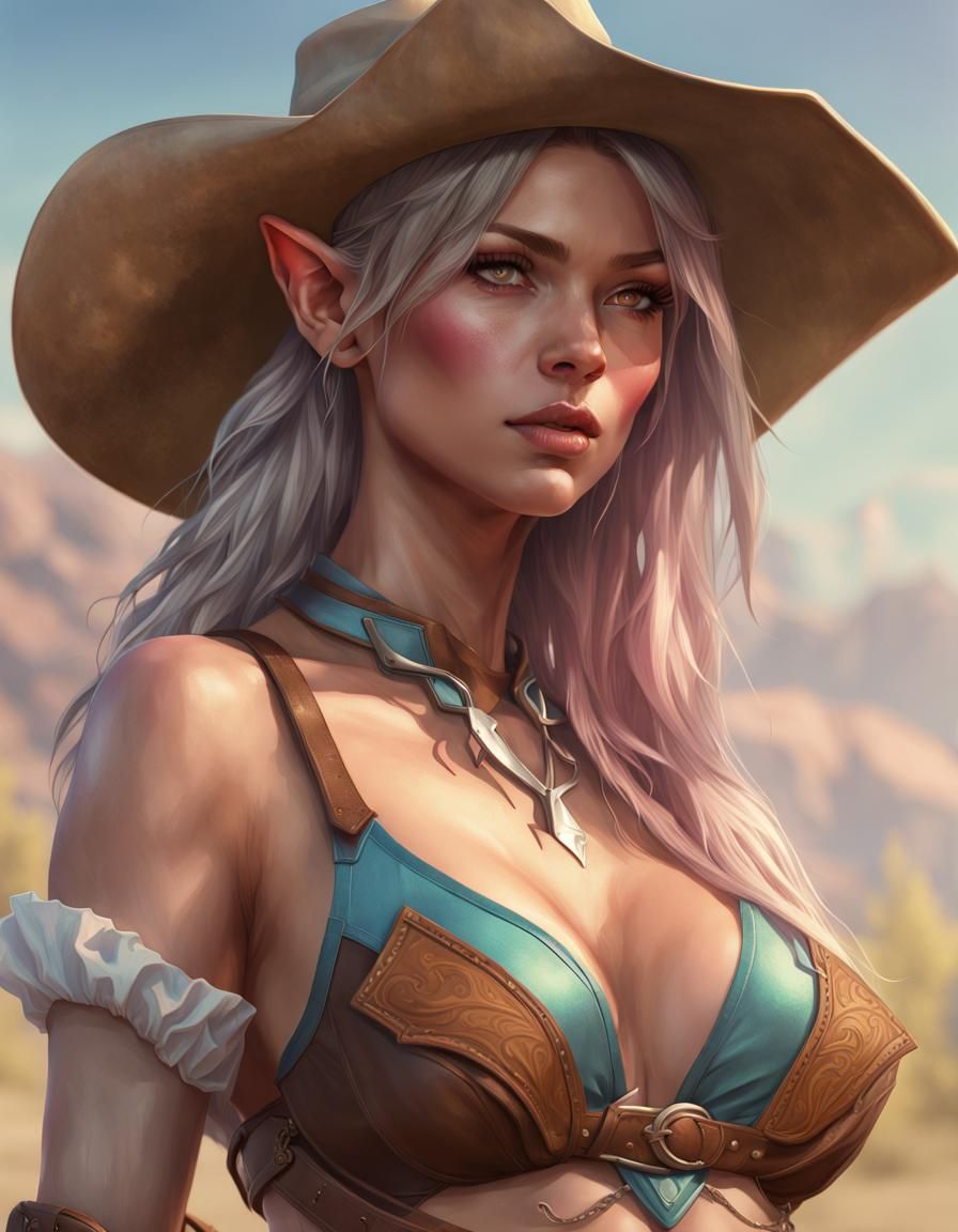 YEEEHAW! Elf Cowgirl, I Guess, I Need Sleep…