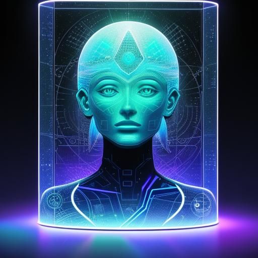 Futuristic Holographic Mind Activity Display: Reality Collap...