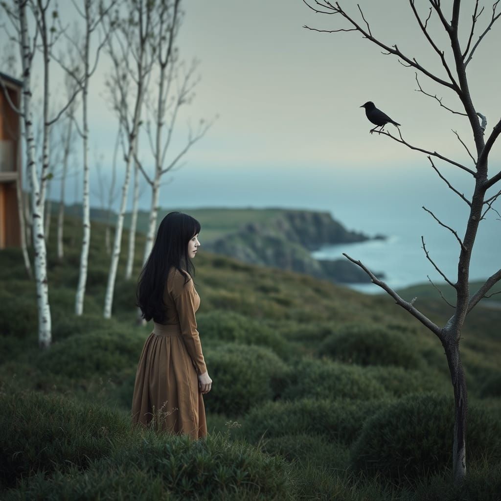 A Serene Garden Sanctuary in Earthy Harmony