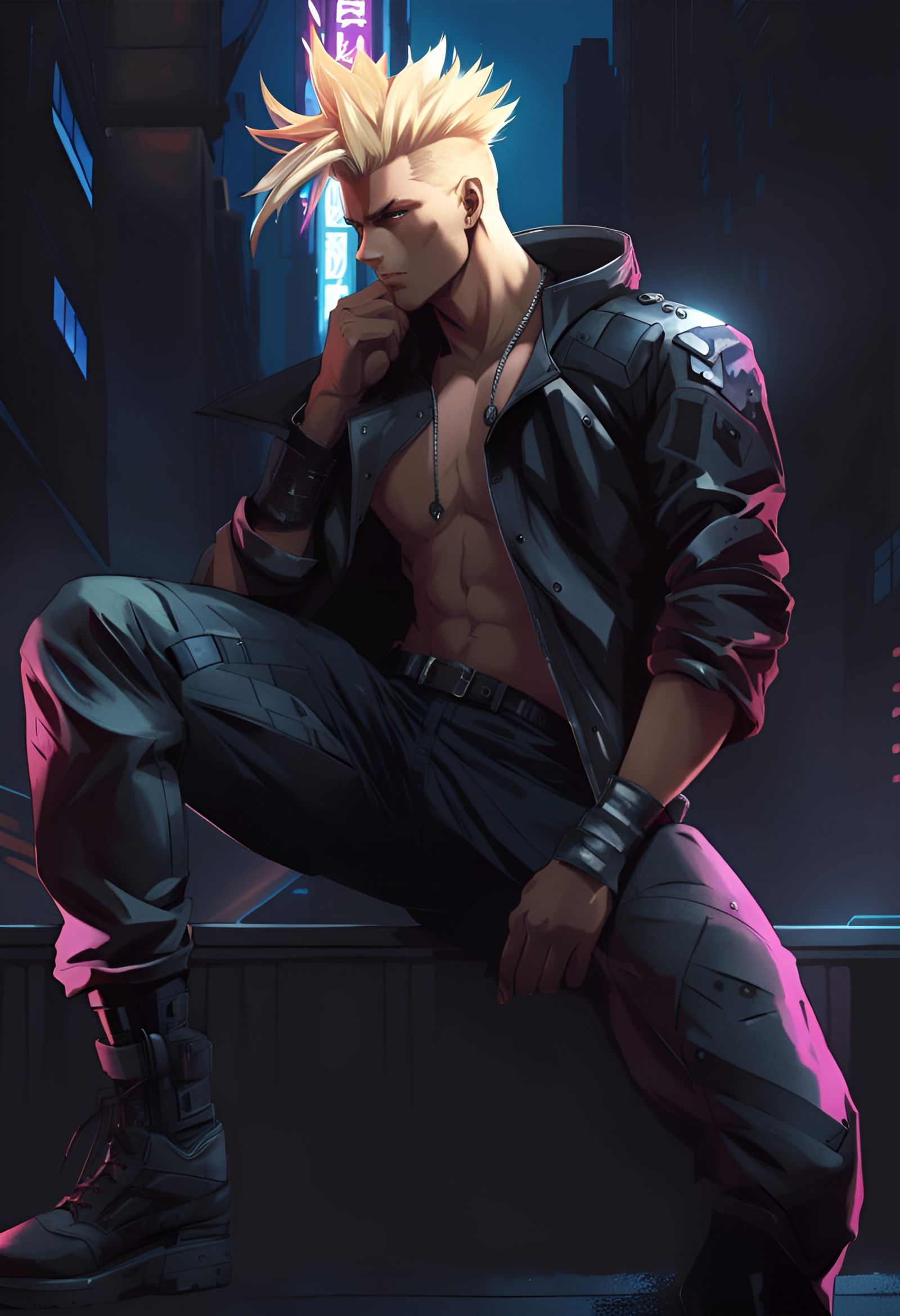 Cyberpunk guy