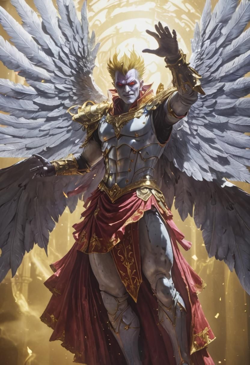 Kefka Palazzo Casts Light of Judgement in Godlike Portrait