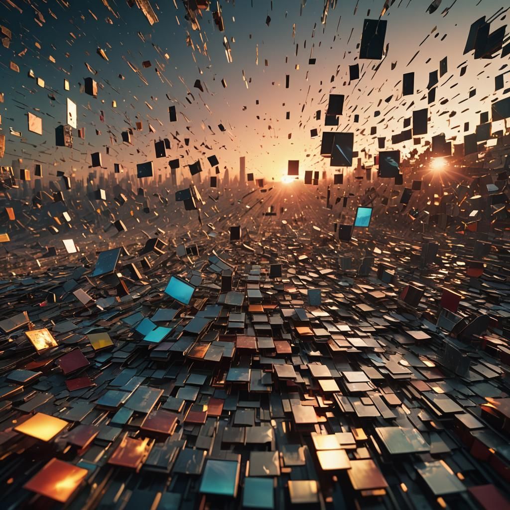 Simulation World Merging: A Glitch in Reality