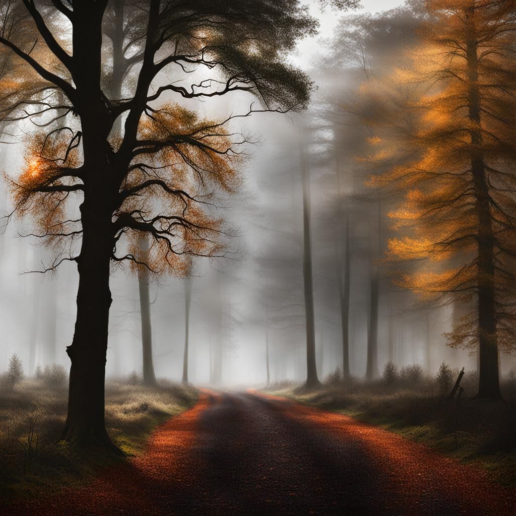 Simple AI-Generated Landscape