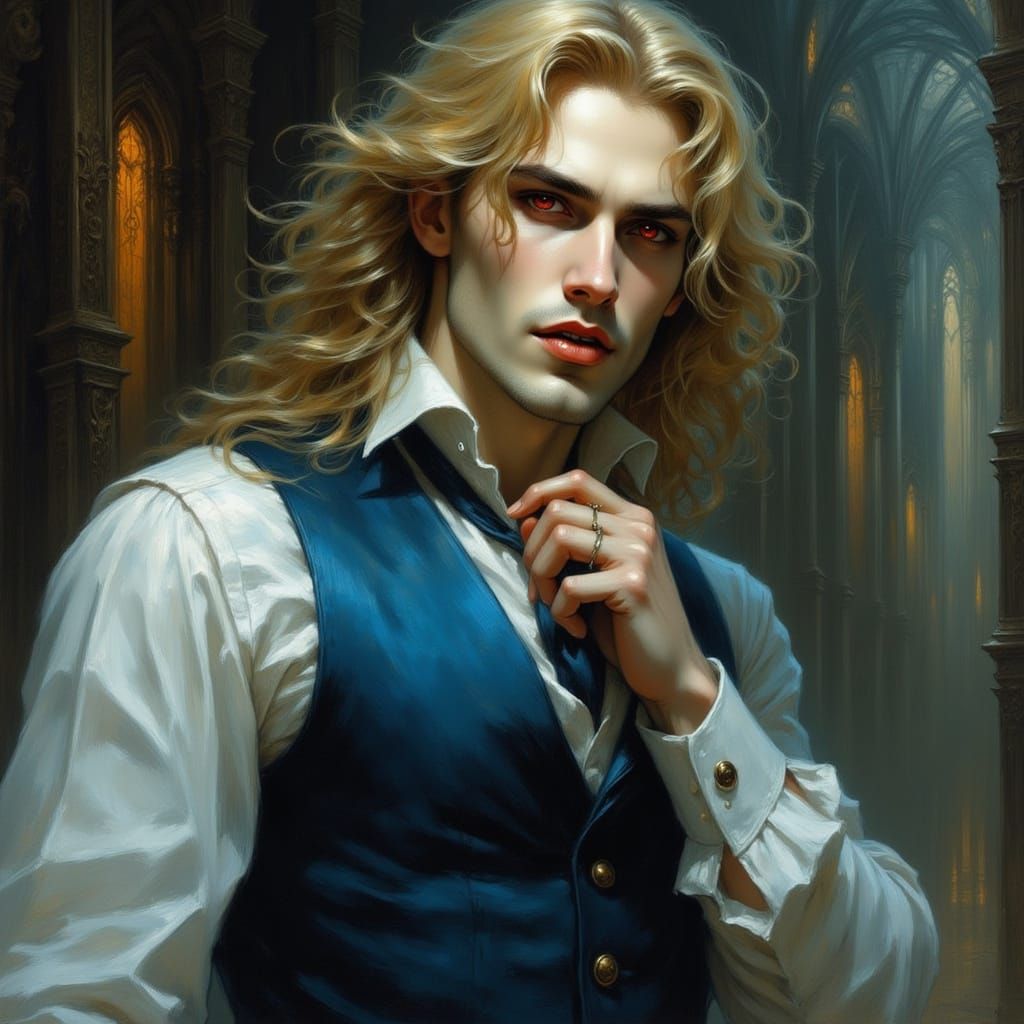 Gothic Vampire in Romantic Style